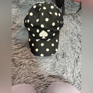 ⭐️Kate Spade Black and White Polka Dot Cap
